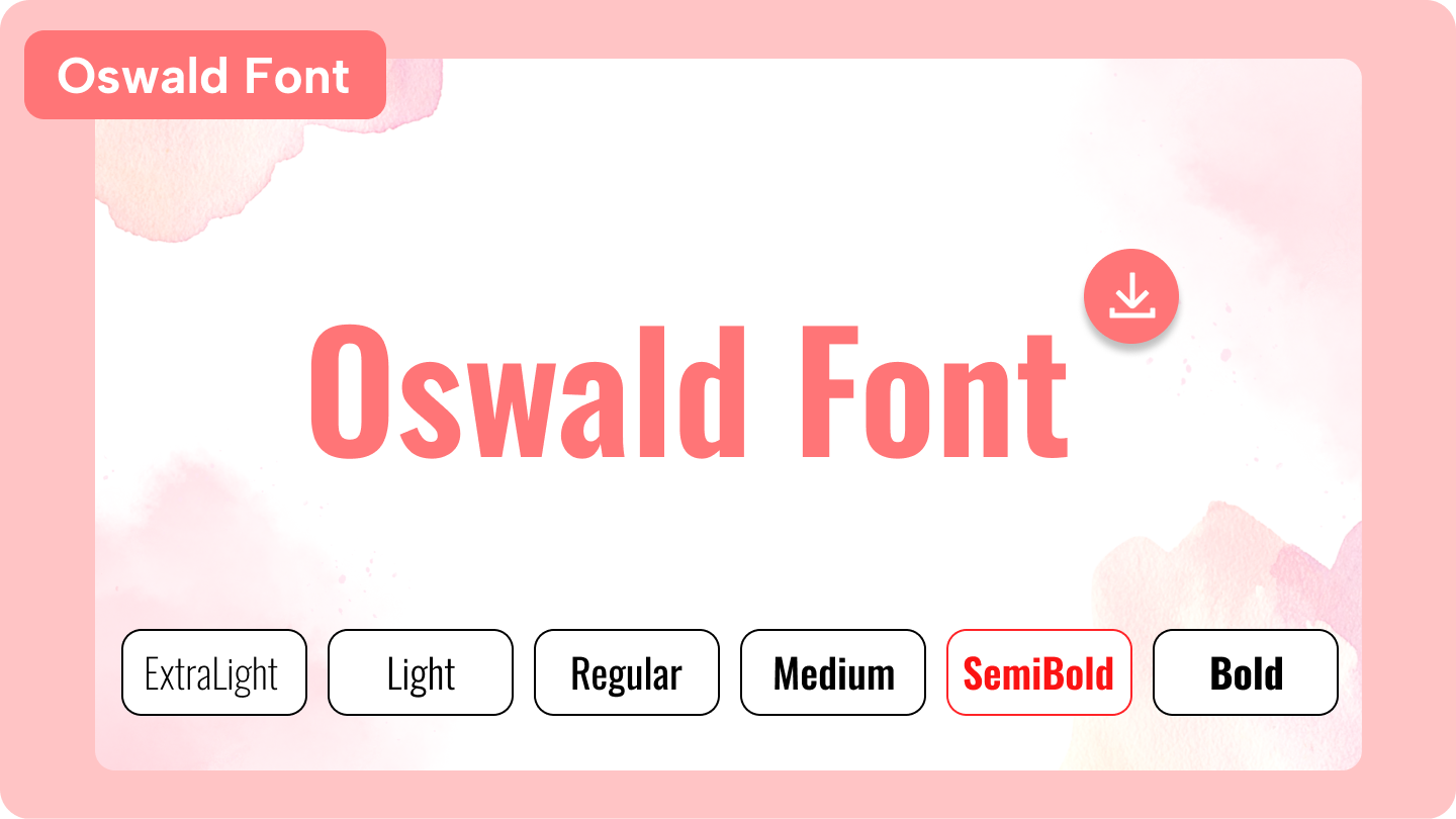 oswald font