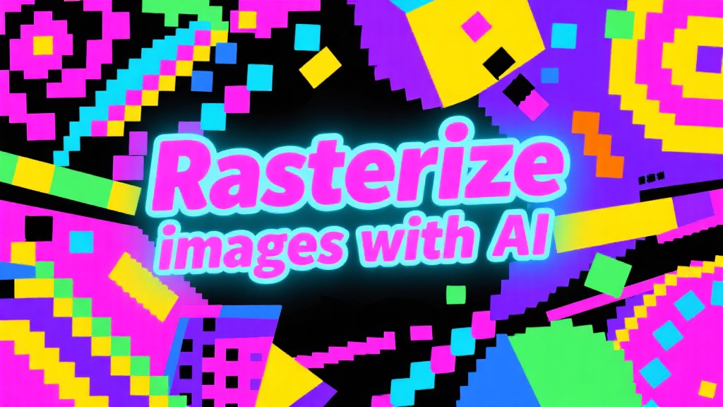 Rasterize images with AI
