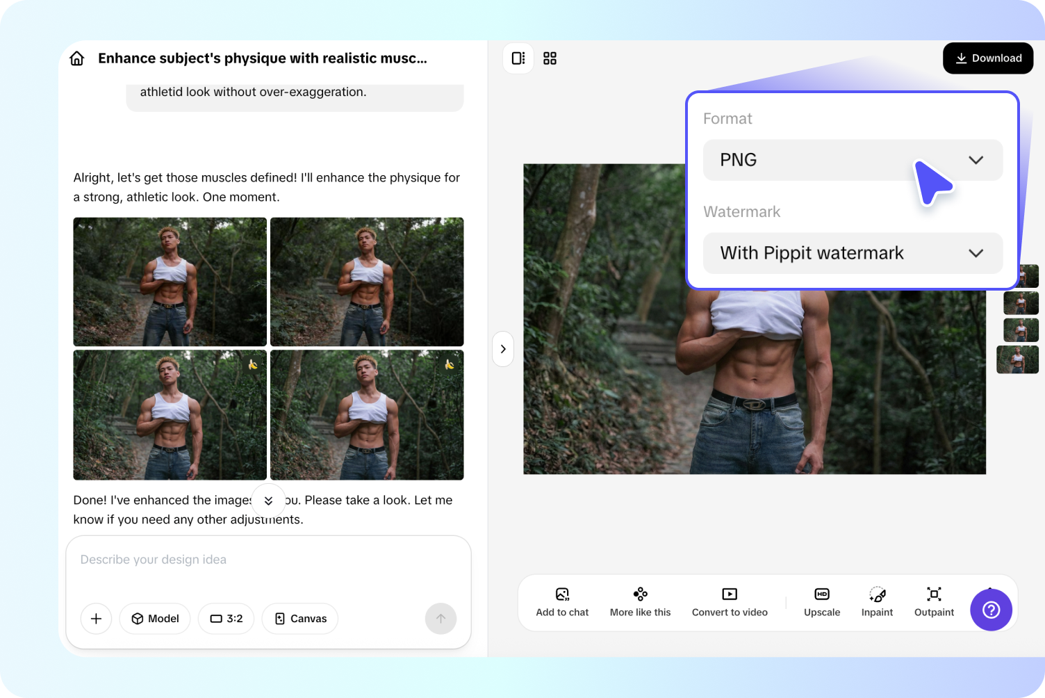 Редактировать и экспортировать