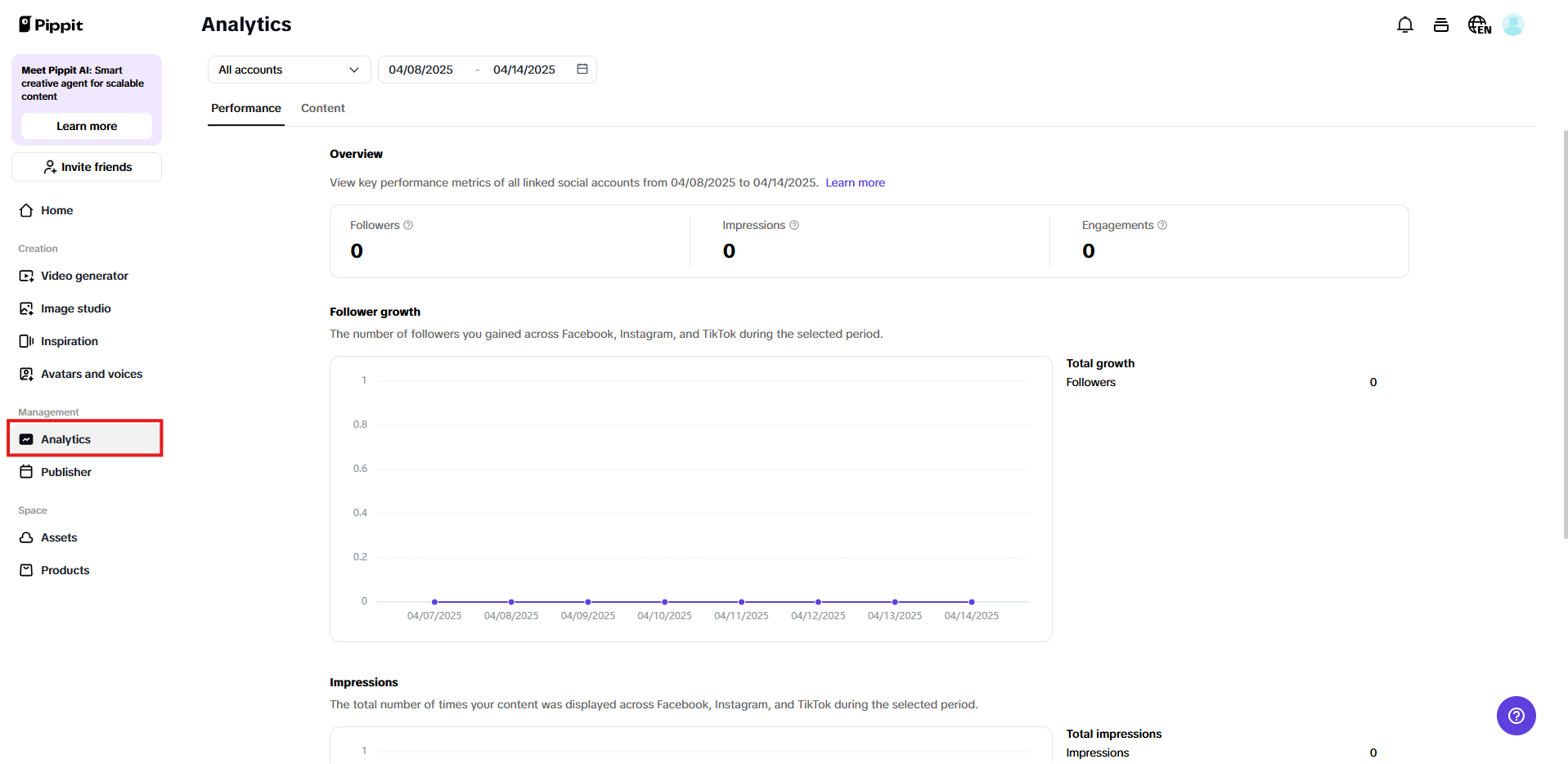Track and analyze performance