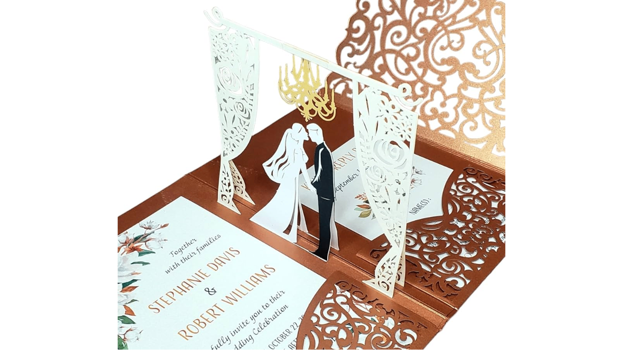 3D pop-up invitation cards