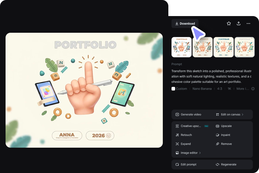 Animate il vostro pezzo e scaricatelo