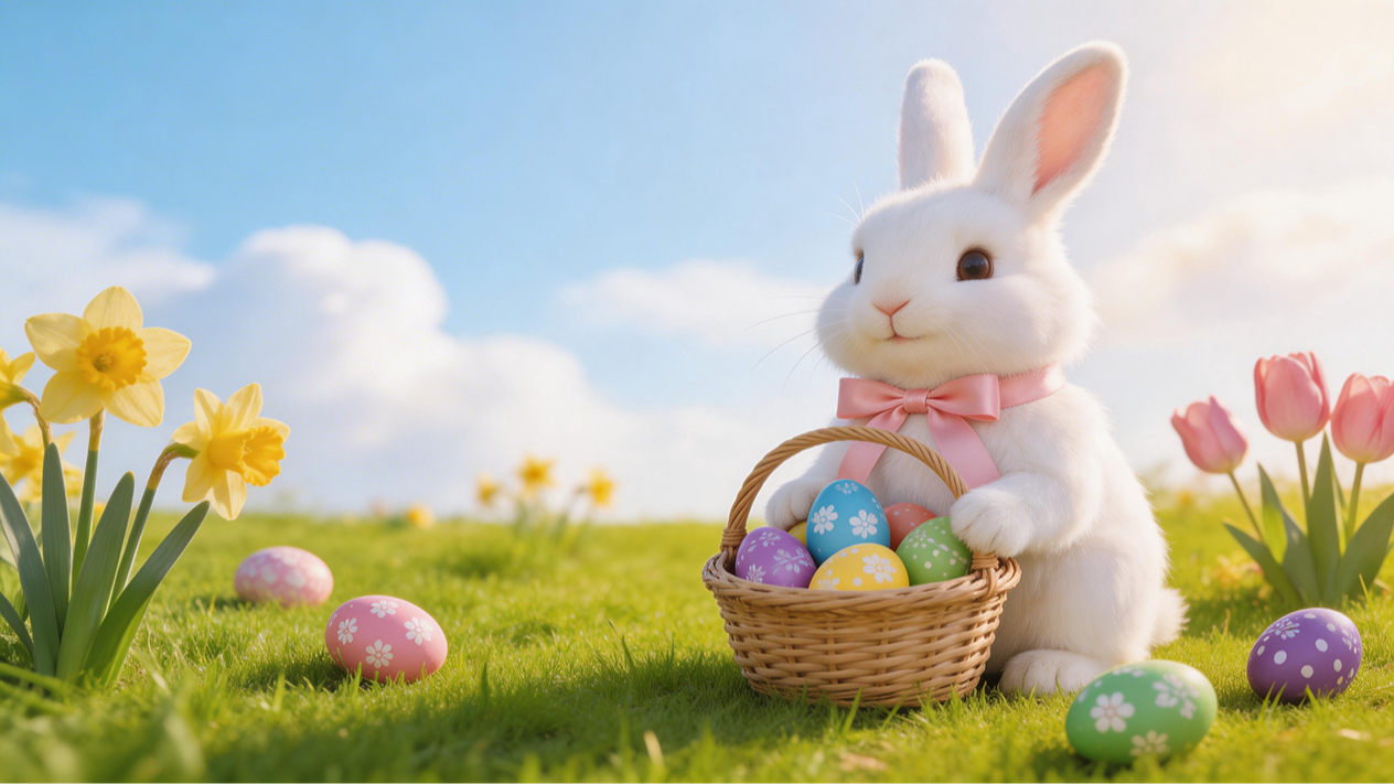 Crea imágenes estéticas de Pascua para las redes sociales