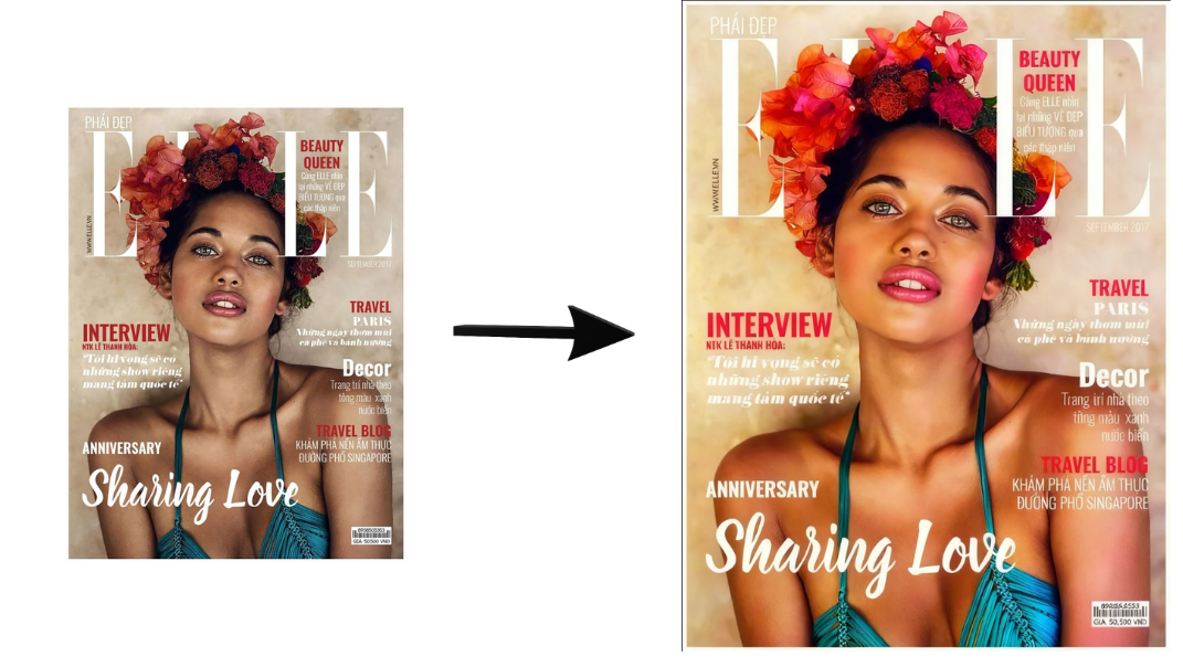 AI-assisted retoucher