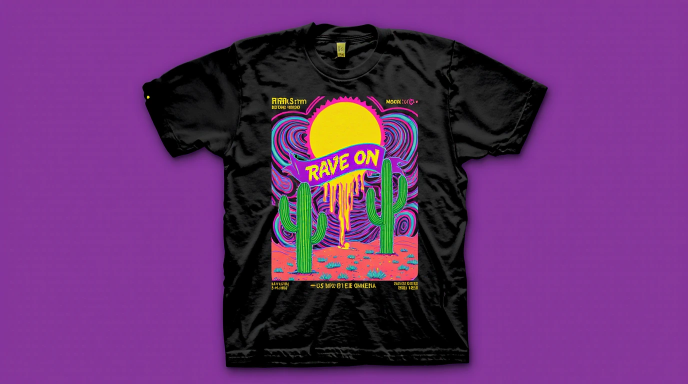 Music festival t-shirt design