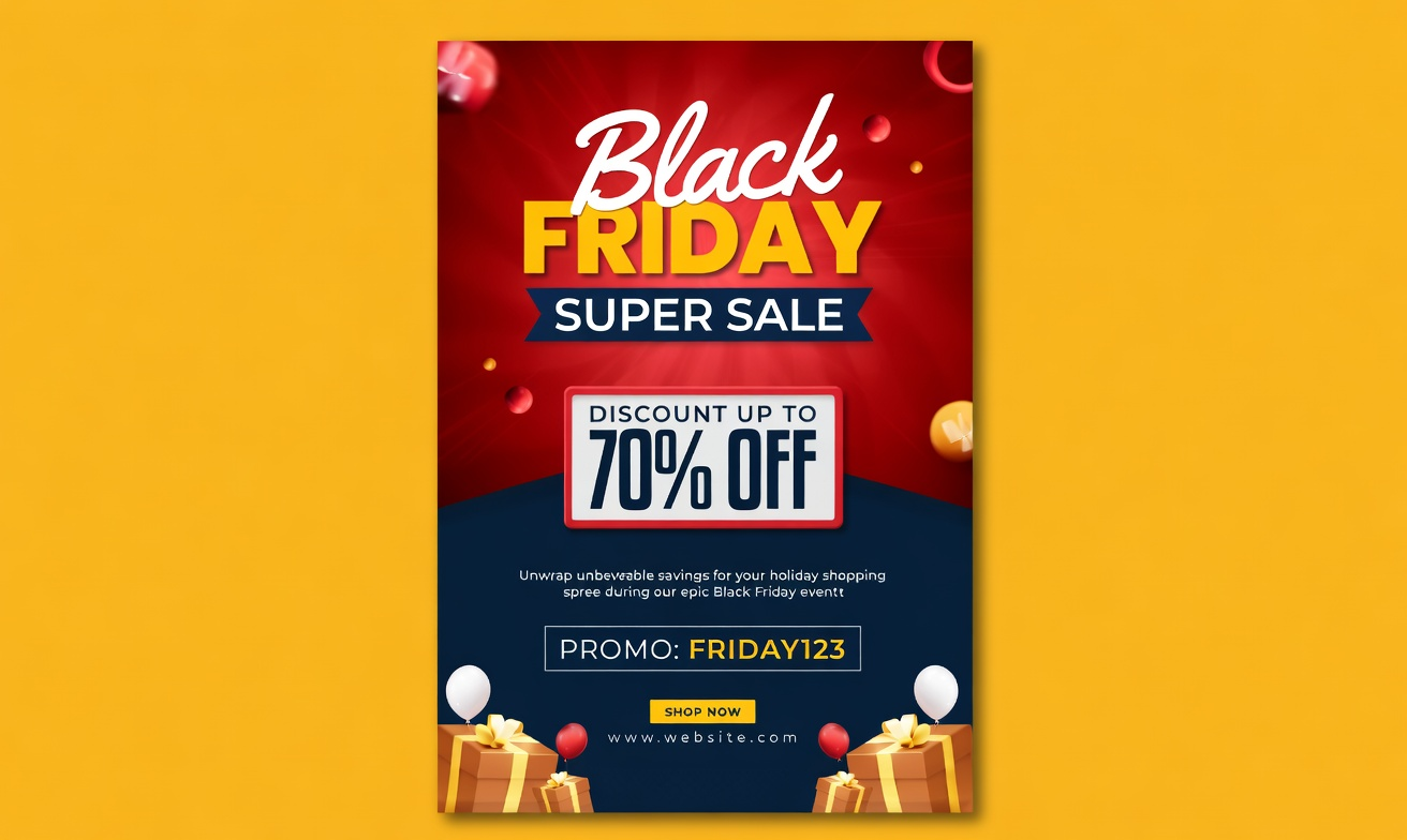 Event promotion sale flyer