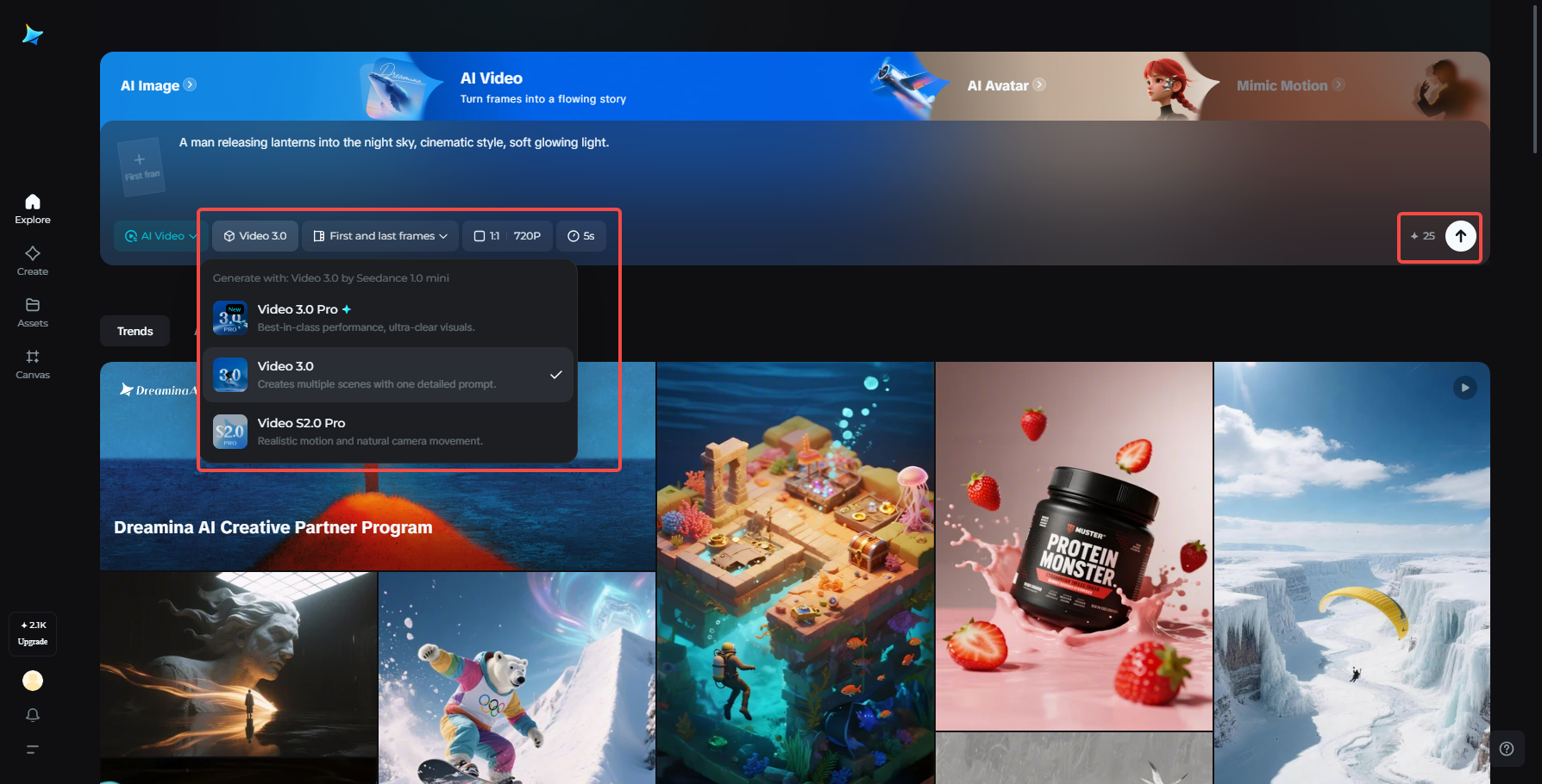 Gere seu vídeo de histórias