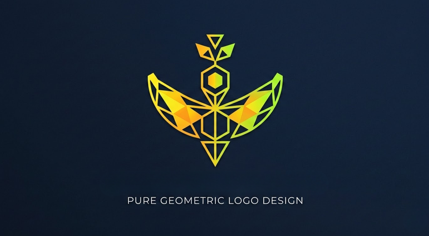 Pure geometric logo design