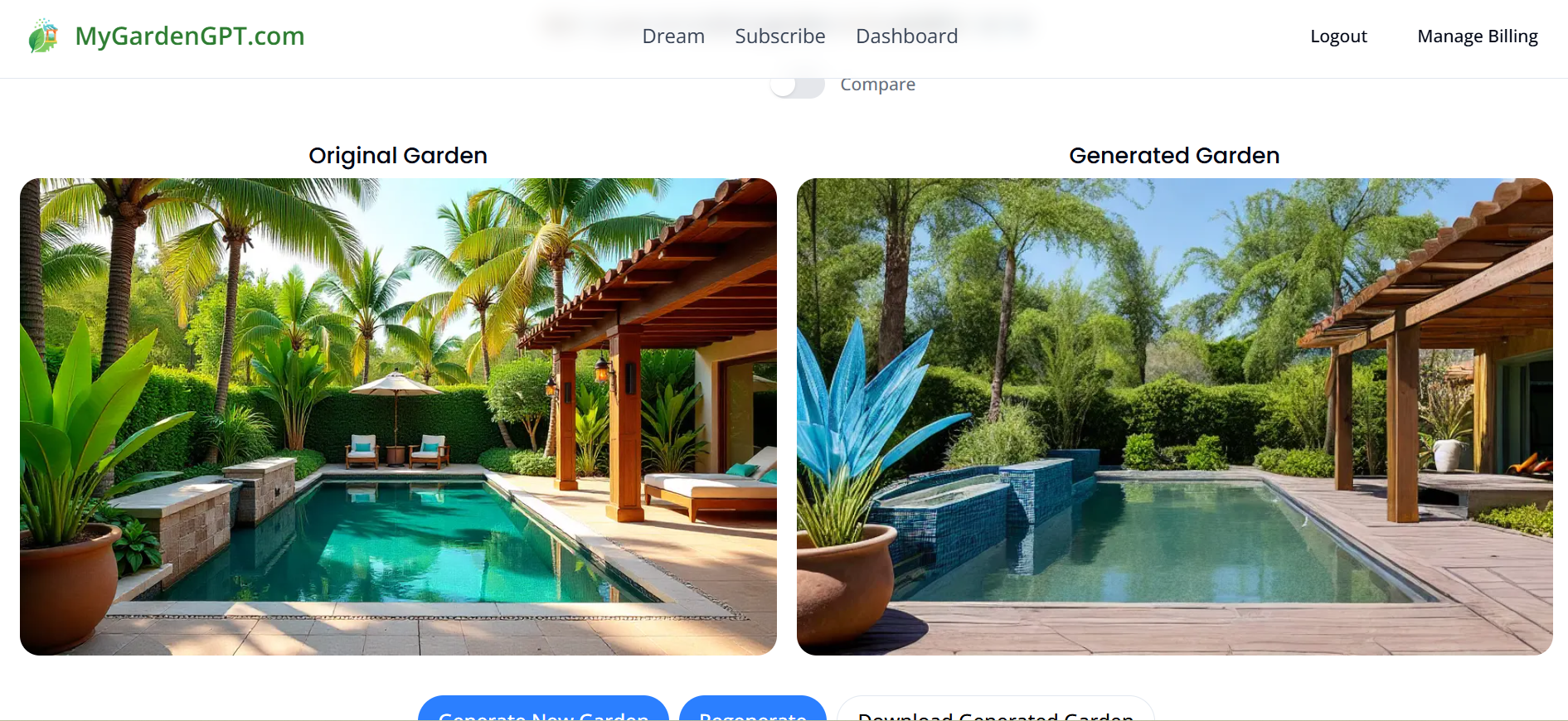 MyGardenGPT's official website