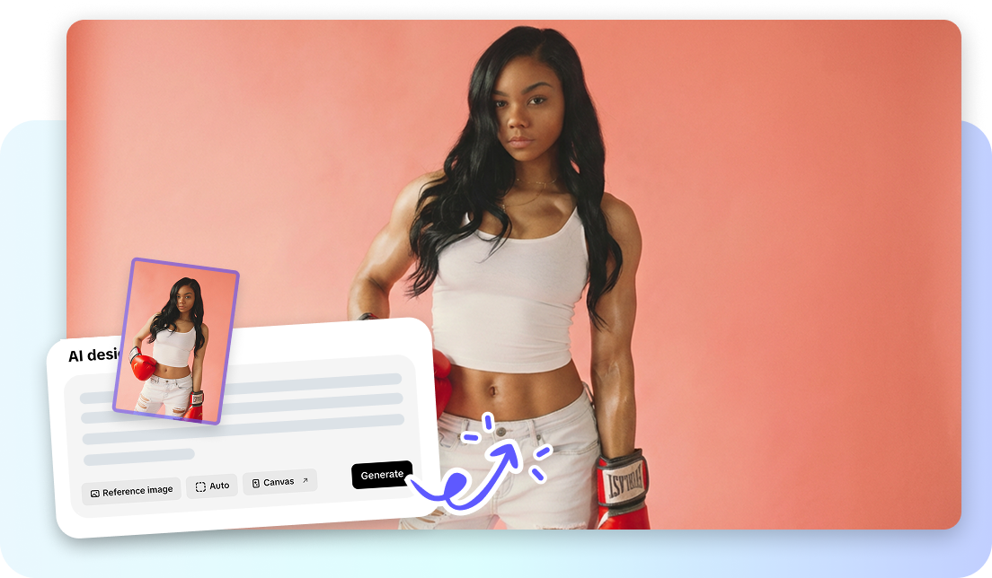 Get creative with AI muscle generator