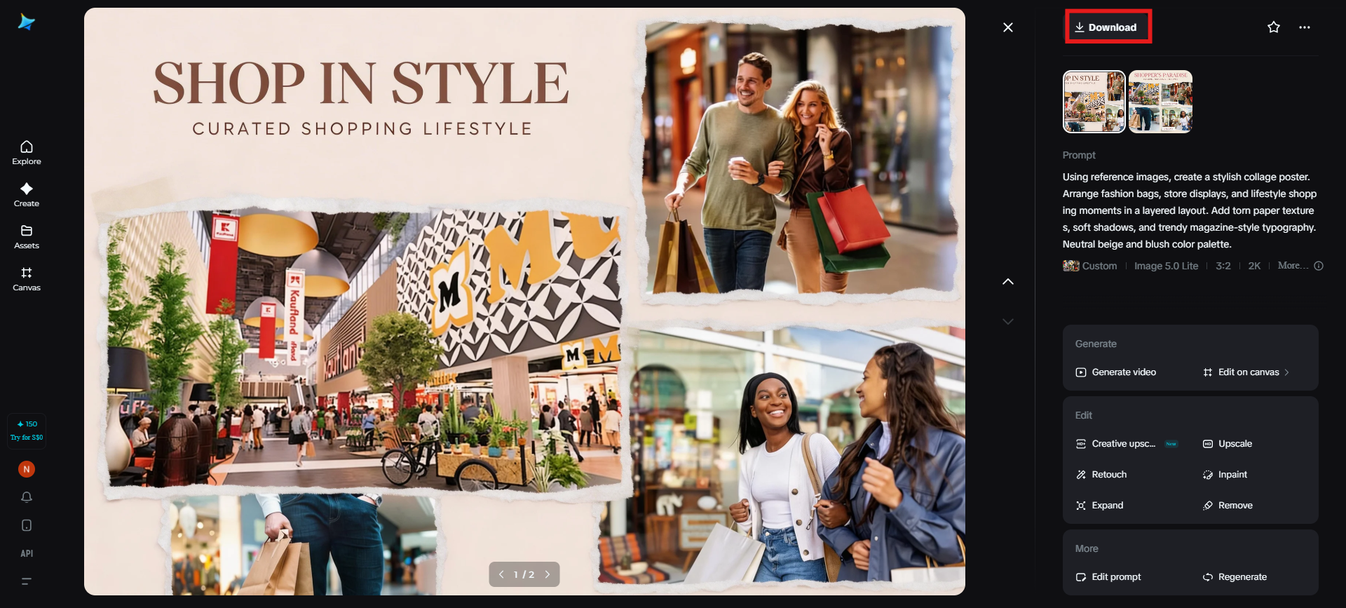 Download the final image