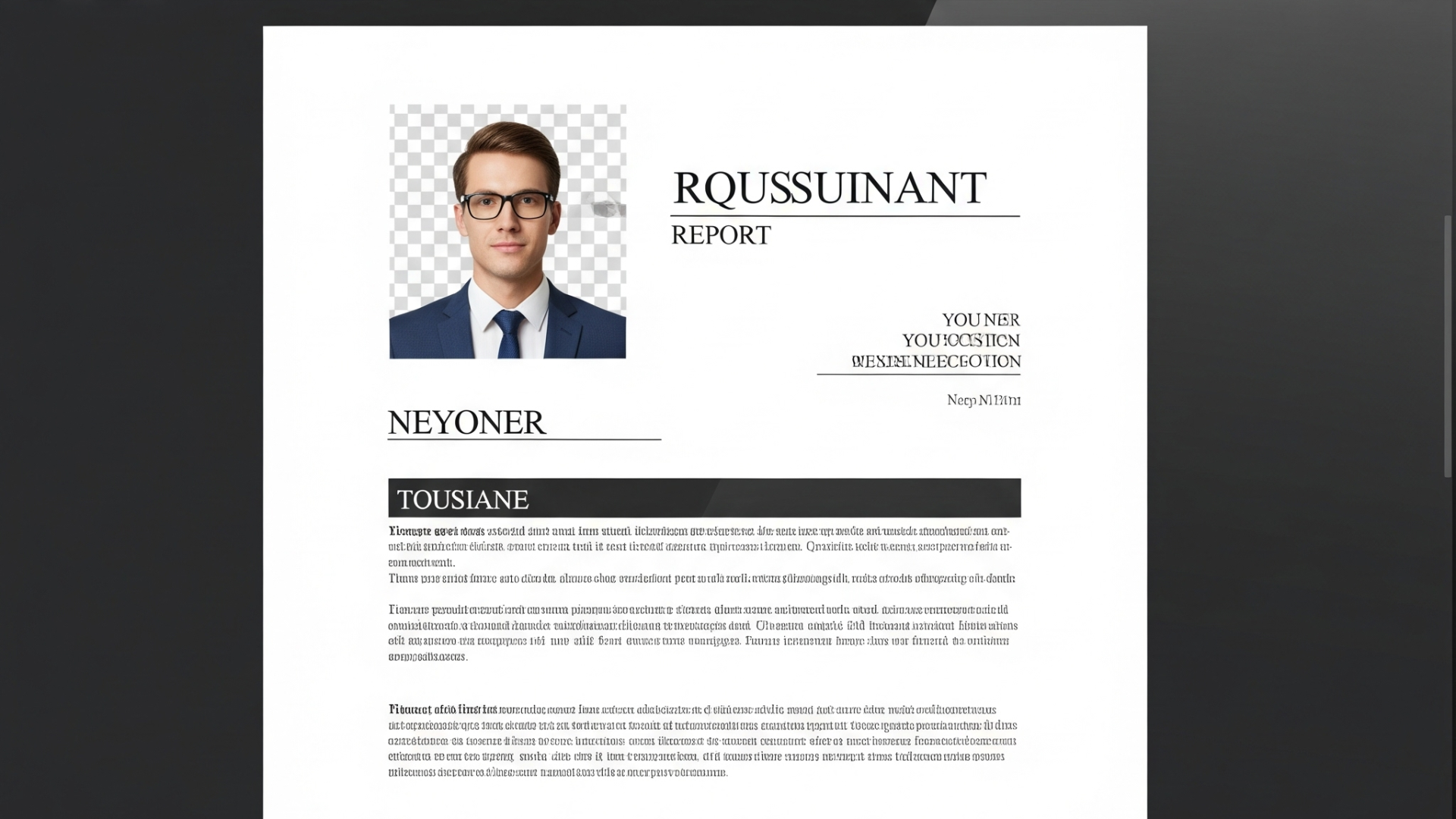 Use image background removers to professionalize documents