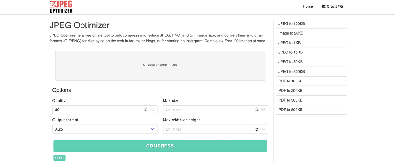 jpeg optimizer