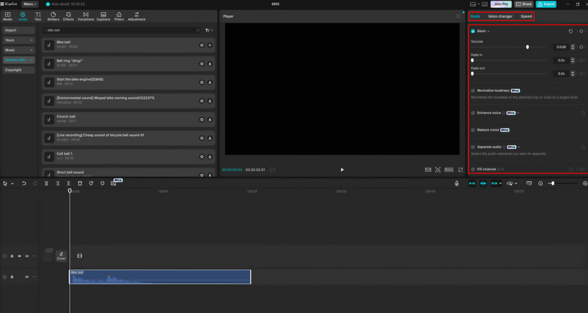 Customize bike bell sound effects