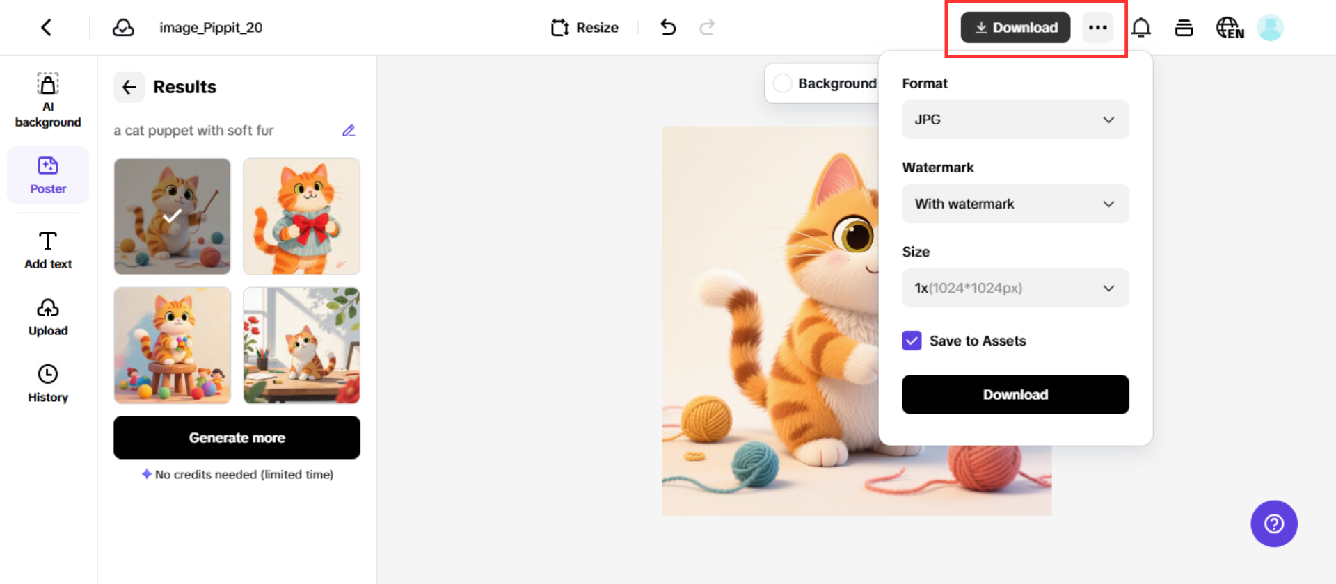 Download your puppet