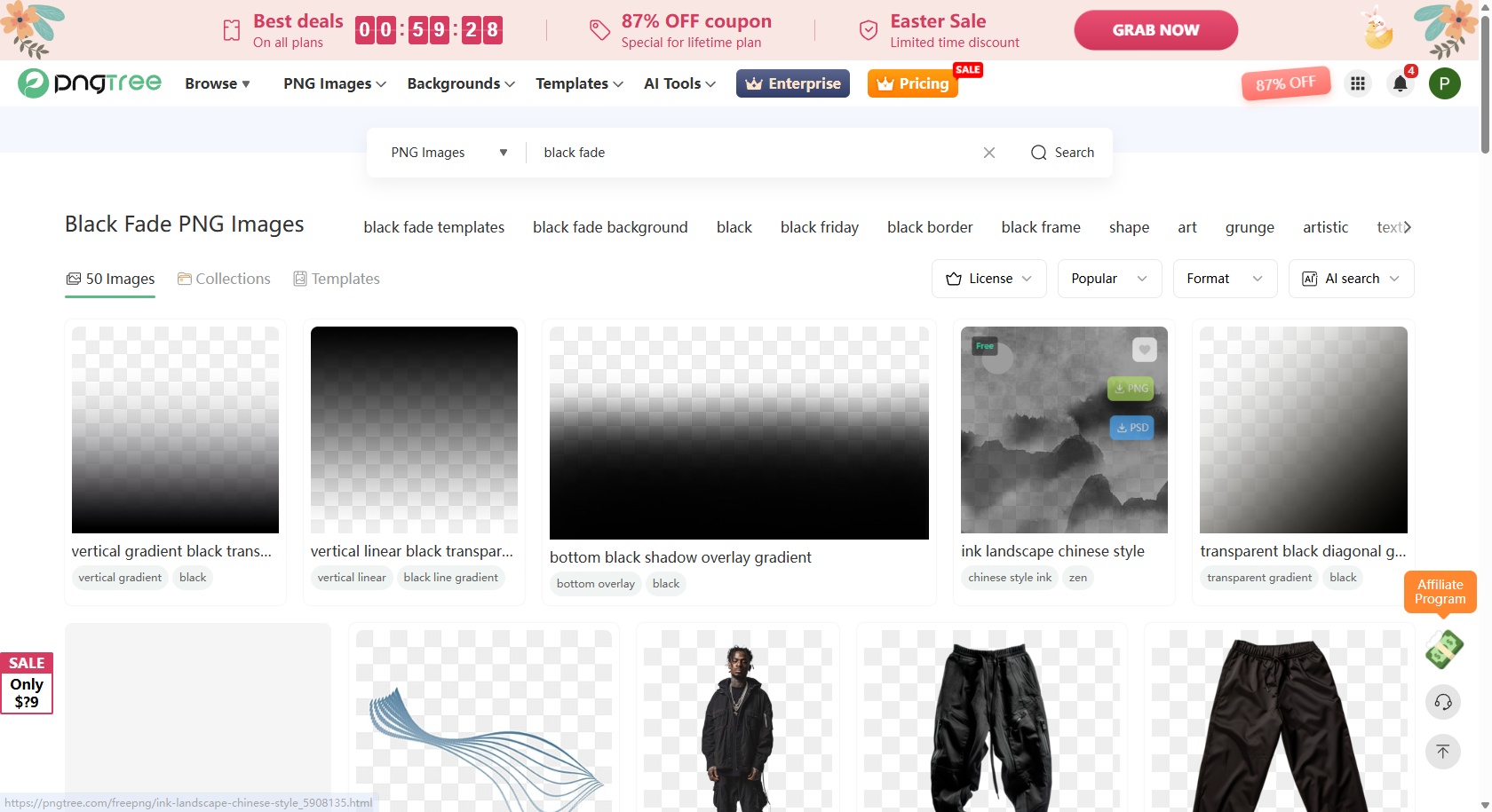 Antara muka latar belakang pudar hitam PNGTree