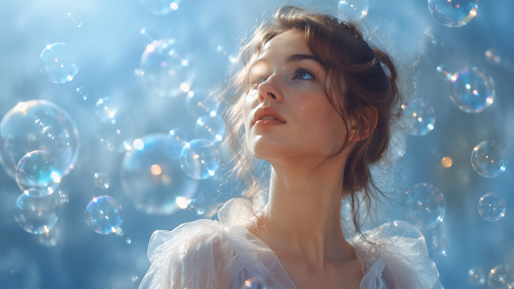 Dreamina add bubbles to photo 16:9 AI-generated hero image
