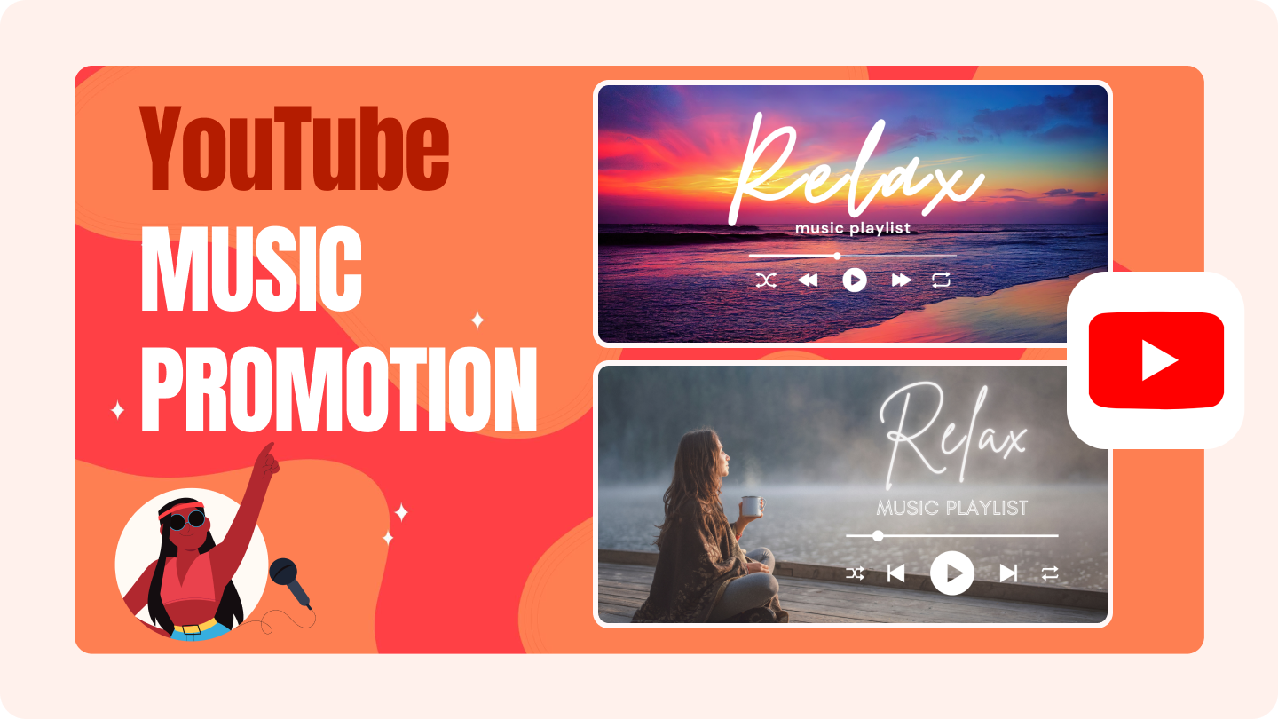 youtube zenei promóció