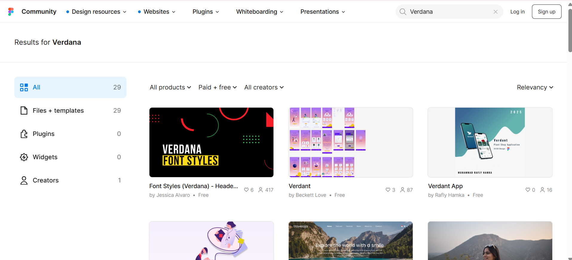 Figma  - a popular site to access Verdana fonts