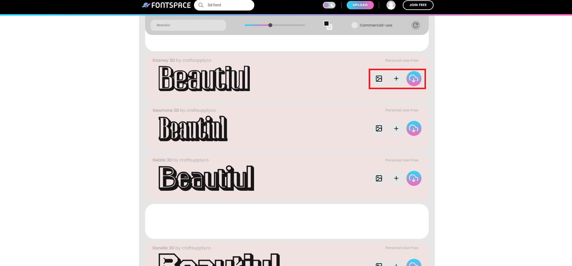 Baixe sua fonte preferida