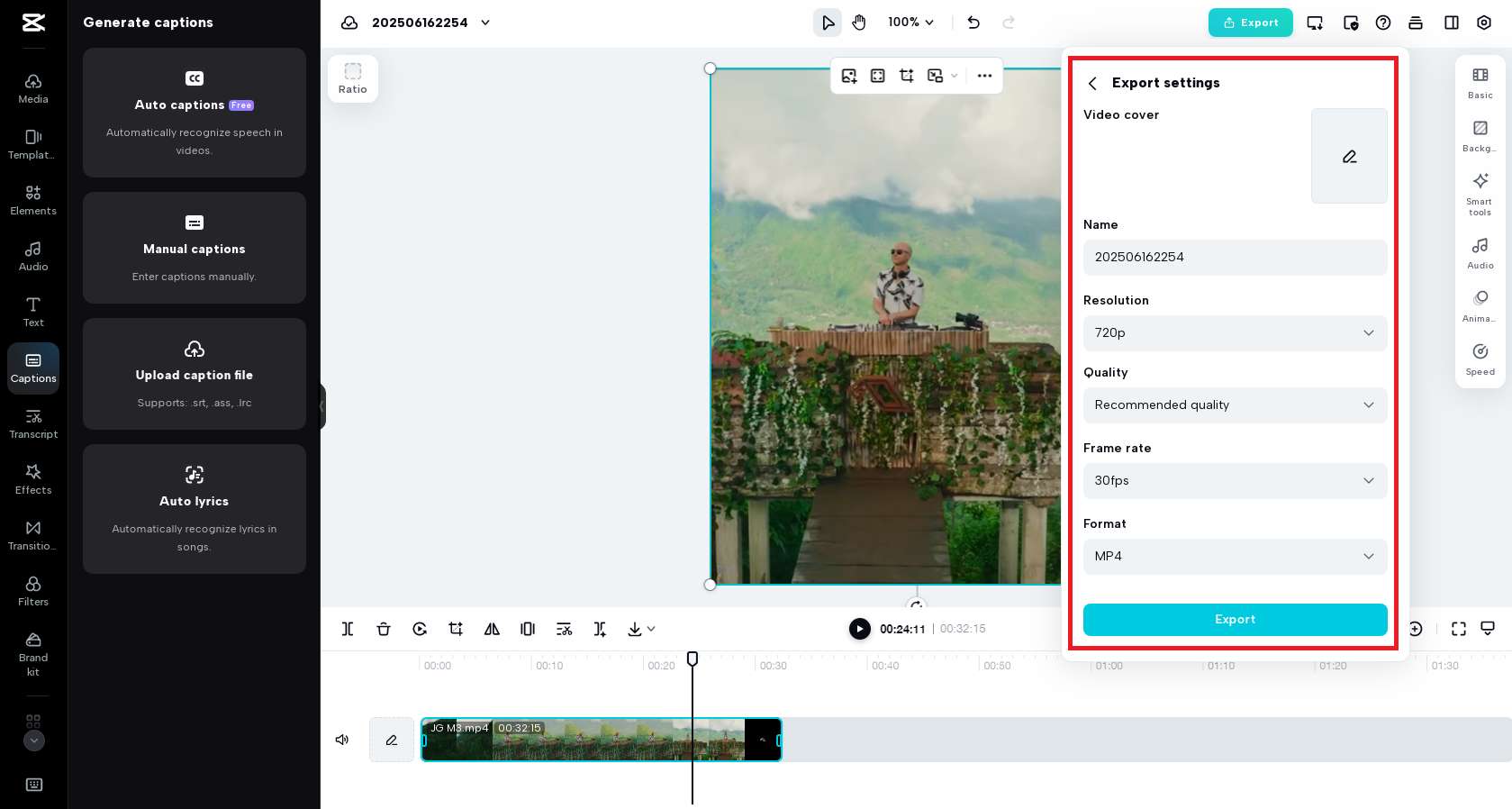Formatanpassning och exportoptimering