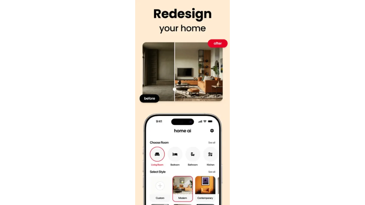 Home AI - App för inredningsdesign