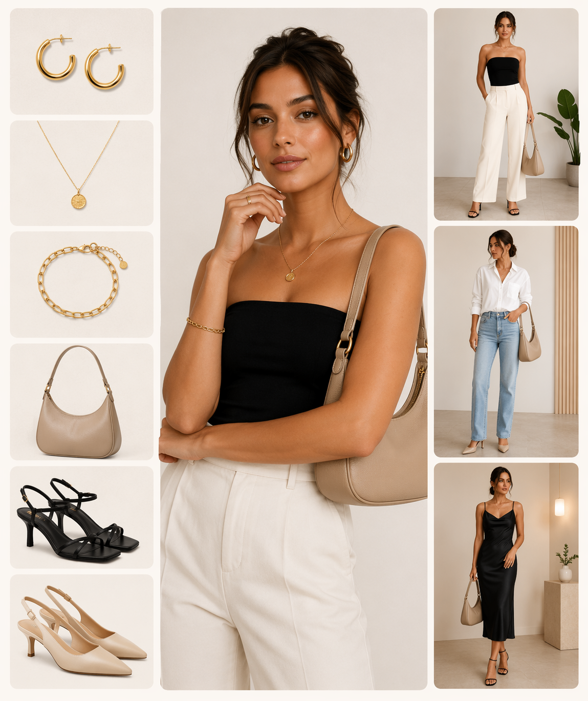 Dreamina ring try on online prompt example 5: gold statement ring visual