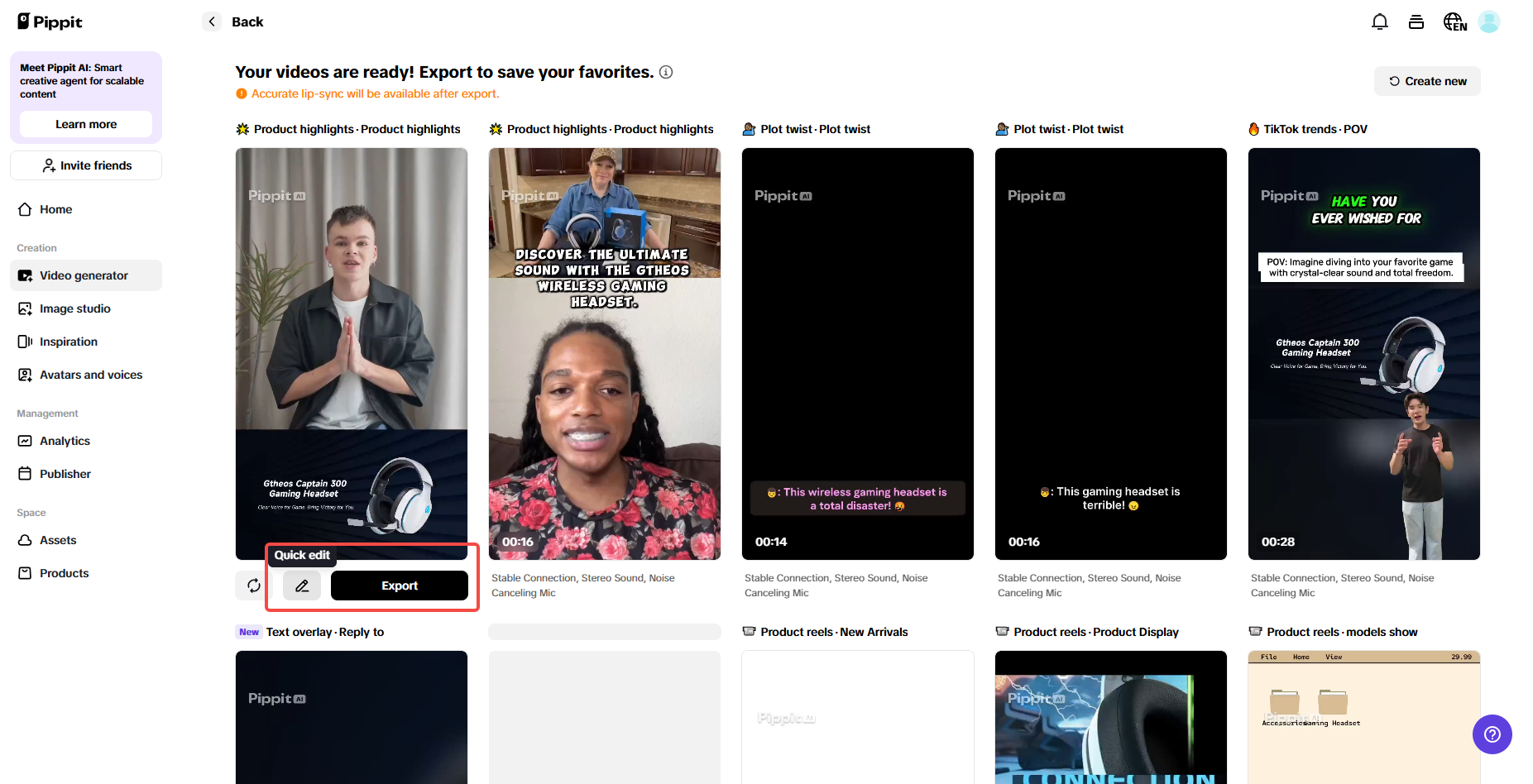 Refine your video