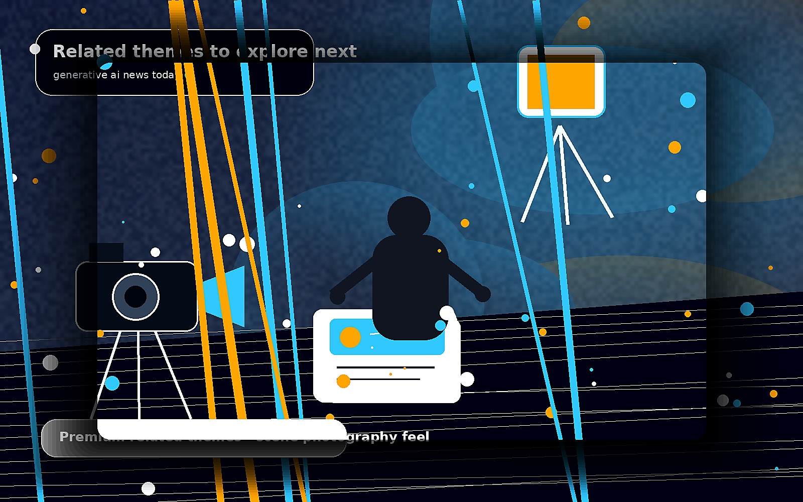 Related themes to explore next — premium scene image for generative ai news today