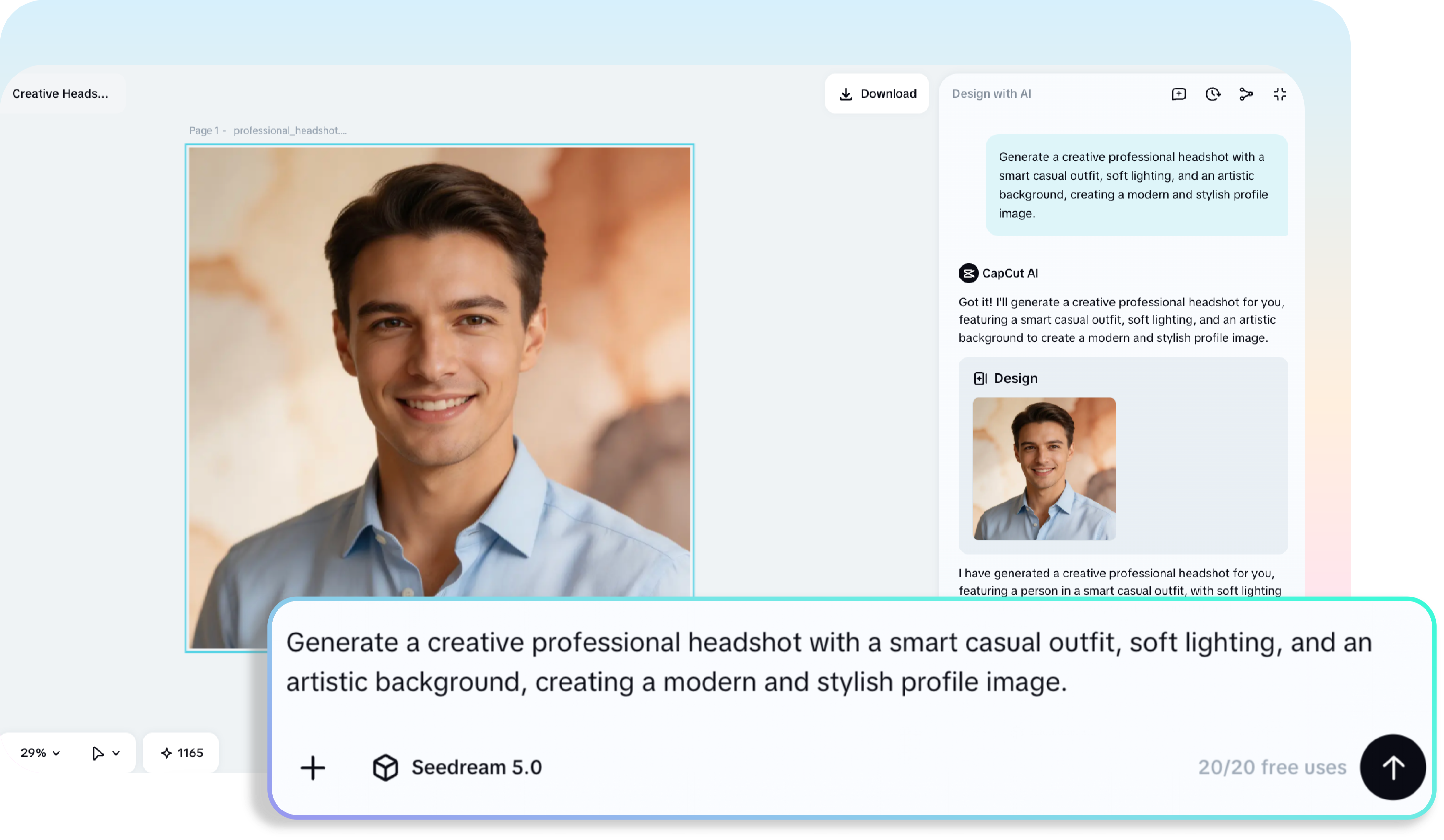 Generate your AI headshot