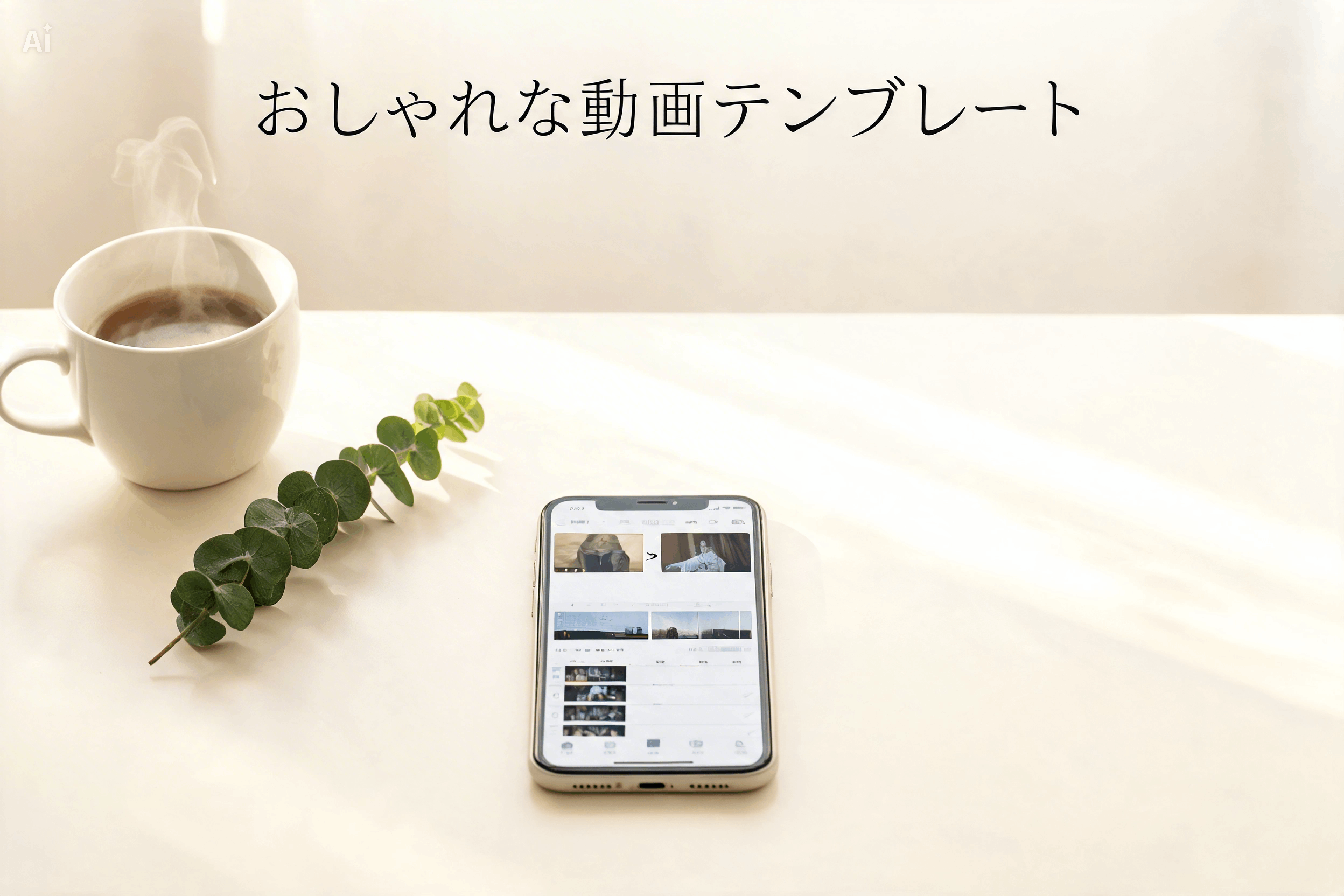 複数の動画編集候補を比較する視点を表現したバナー
