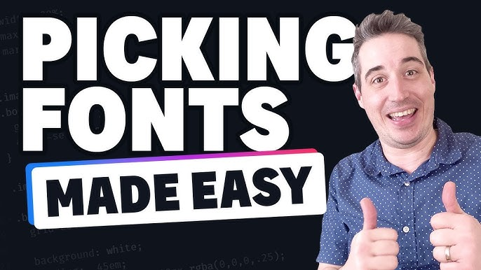 Big text with contrast YouTube thumbnail