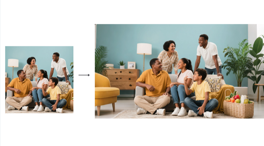 Expand feature in Dreamina