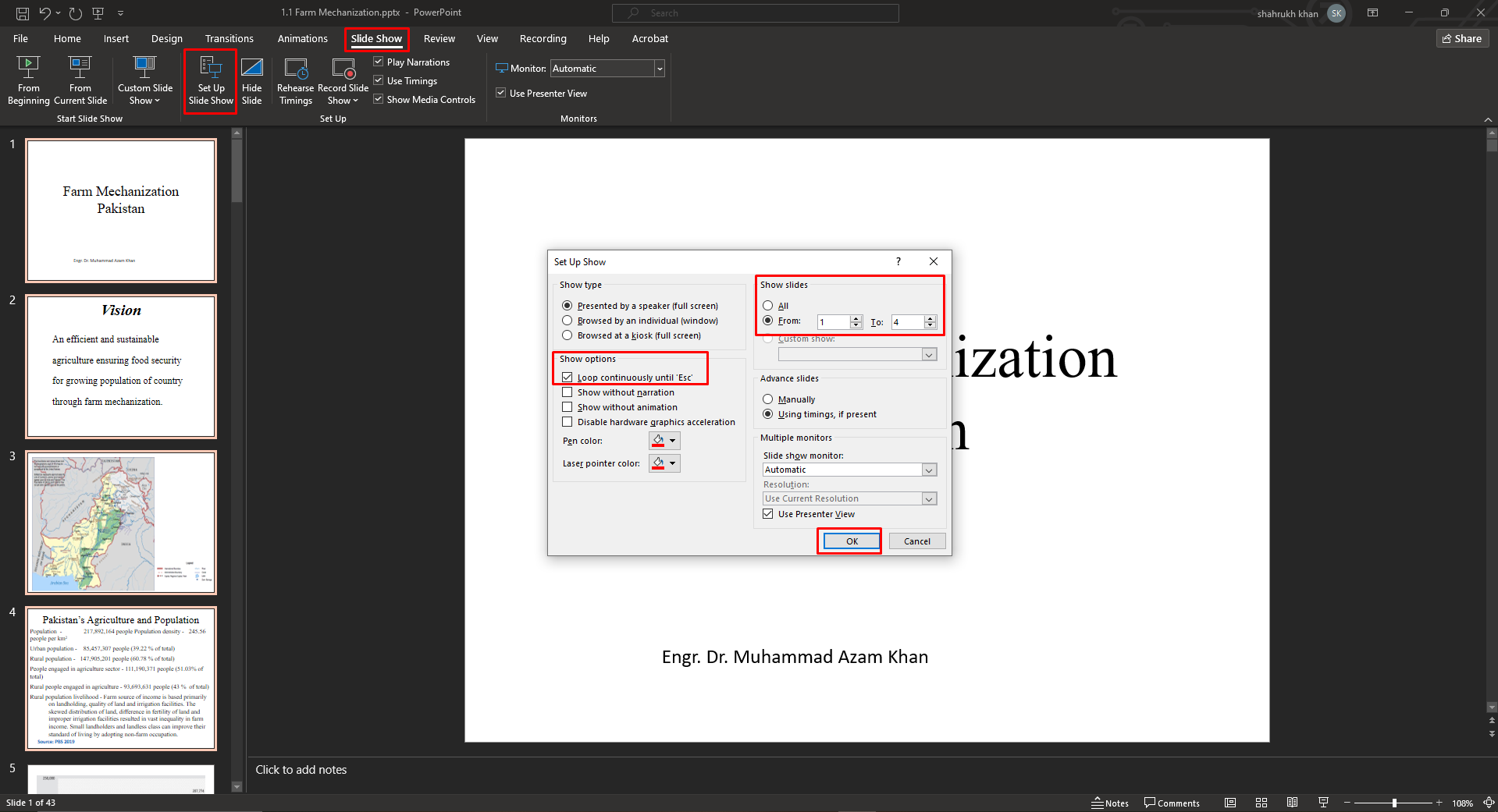Skonfiguruj niestandardowe pętle