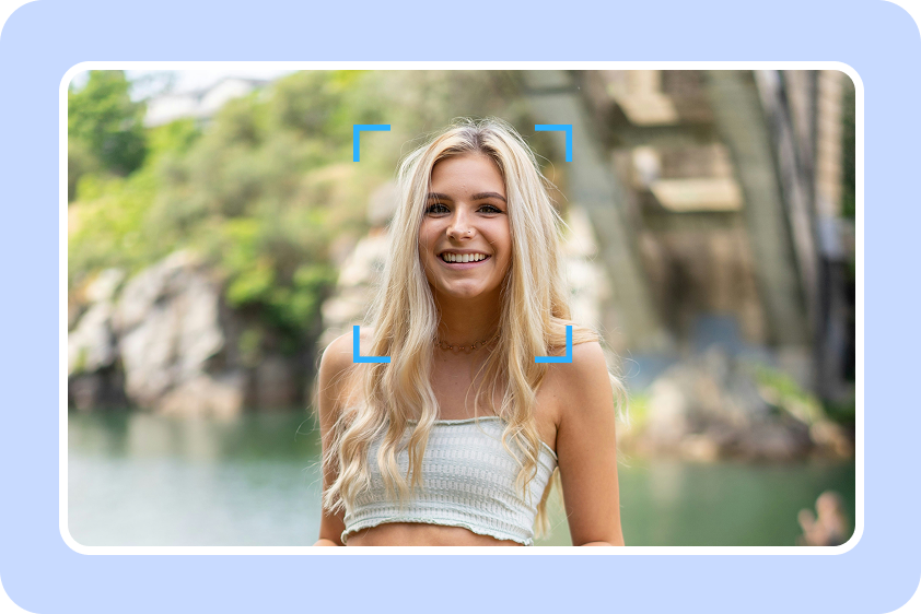 Realistic skin has been naturally enhanced with ease