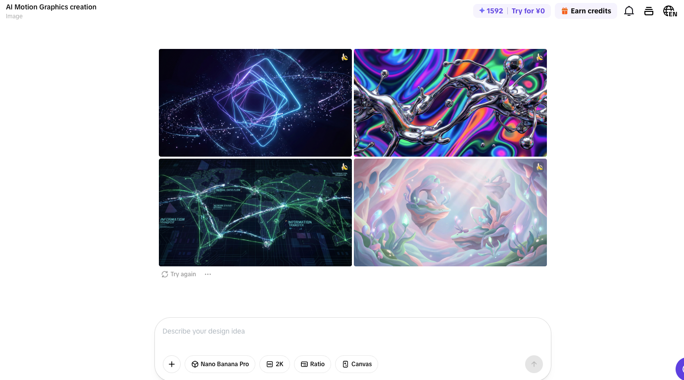 Mô tả mục đích để tạo văn bản thành chuyển động