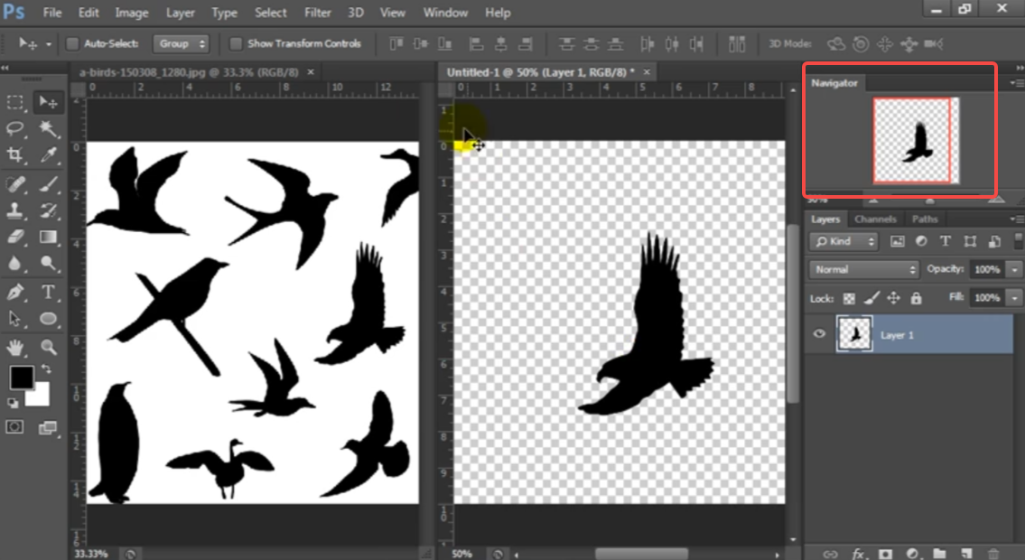 Finalize the cutout layer