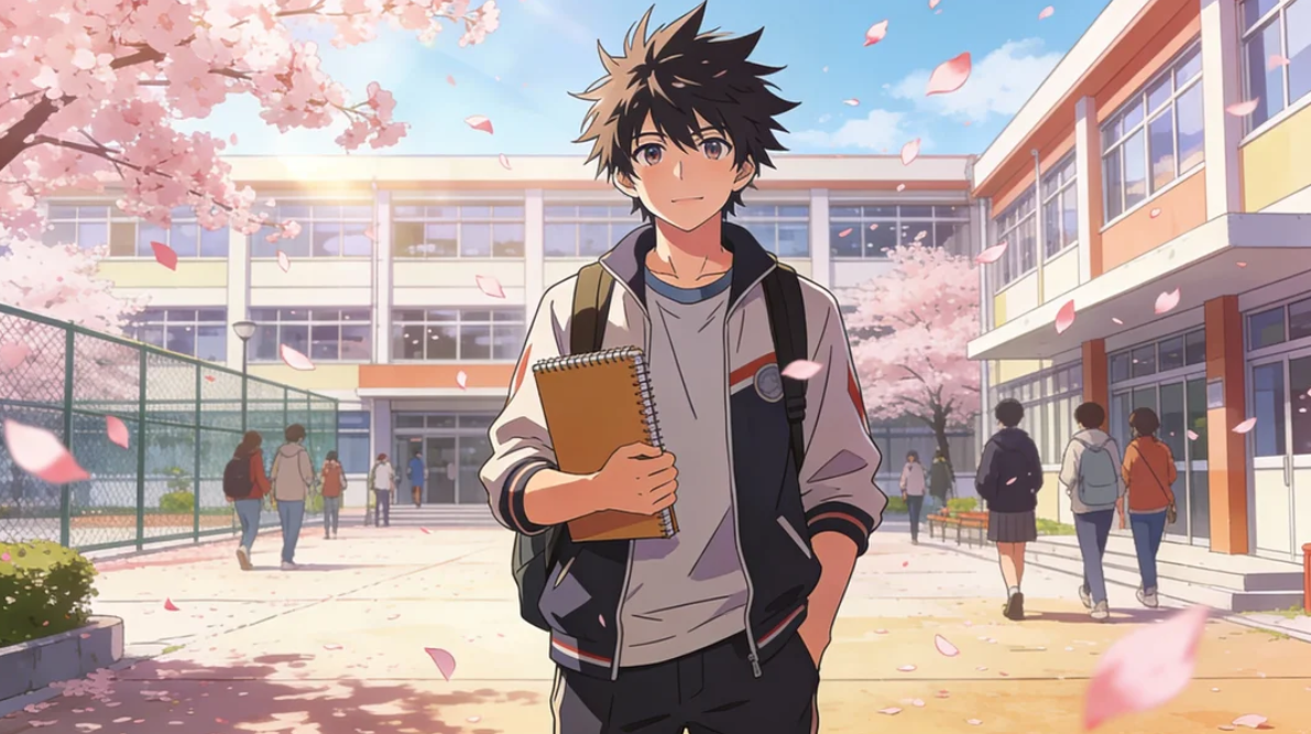 Manga characters generated by AI