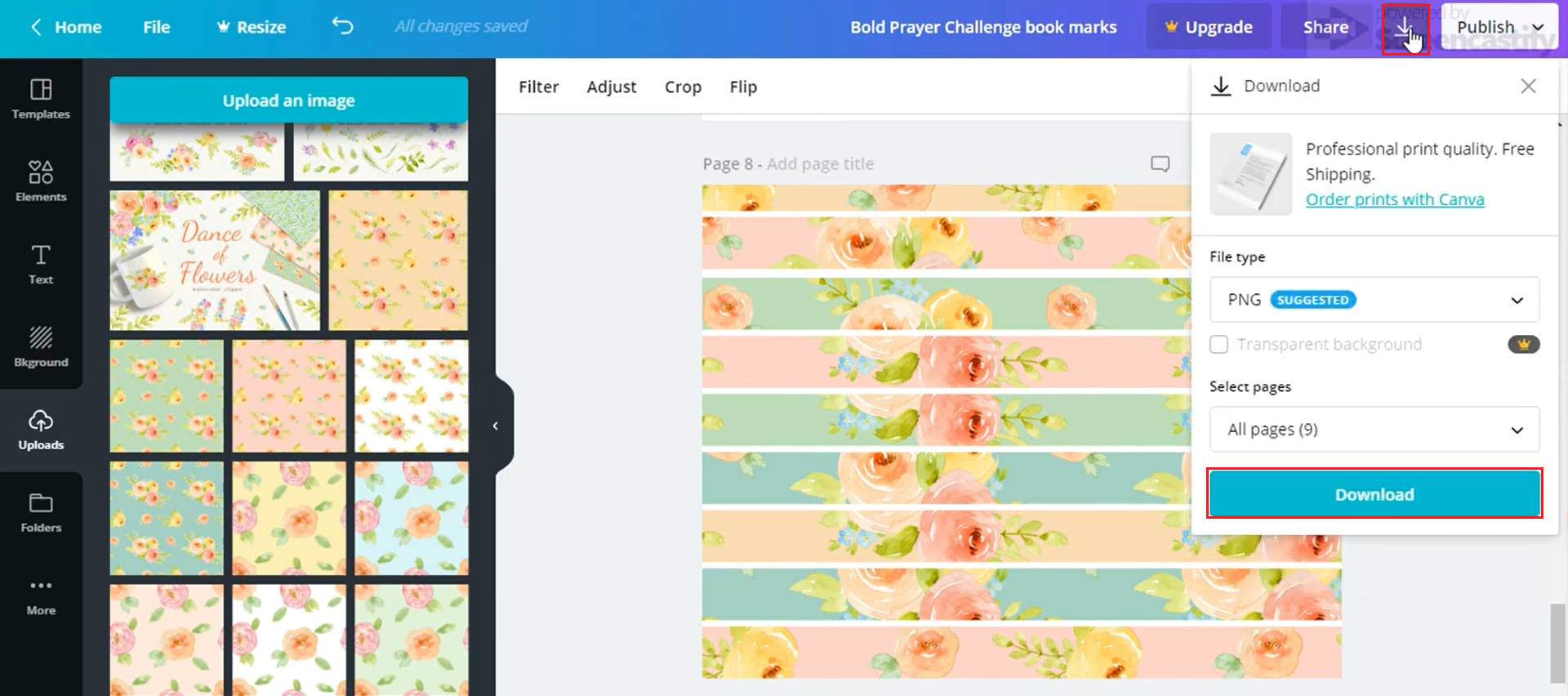 Export your design