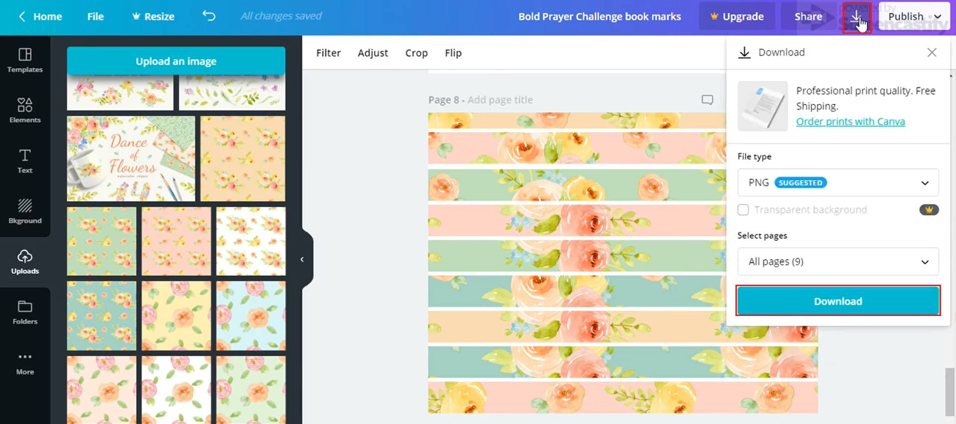 Export your design