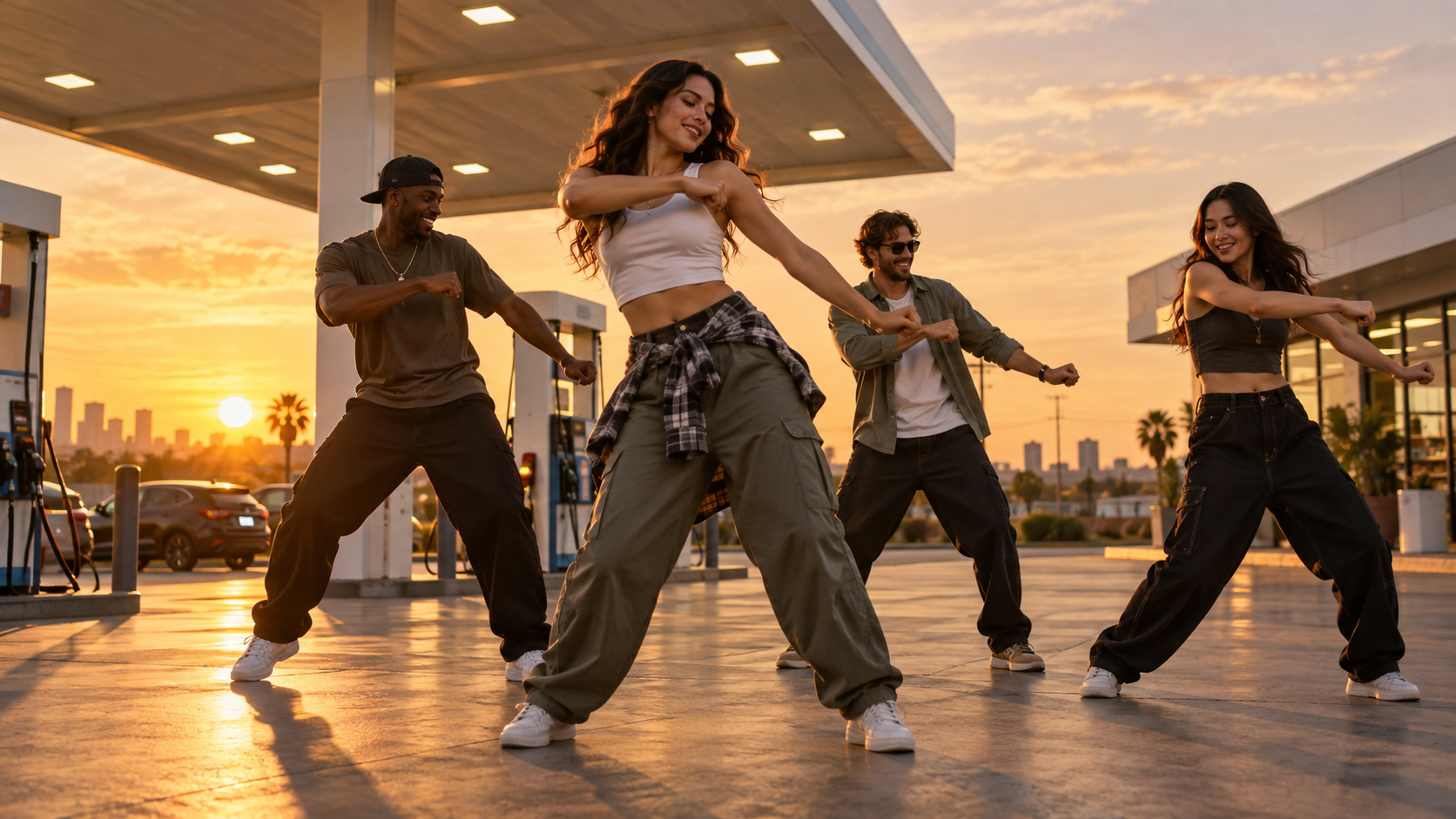Sunset Group Choreography example