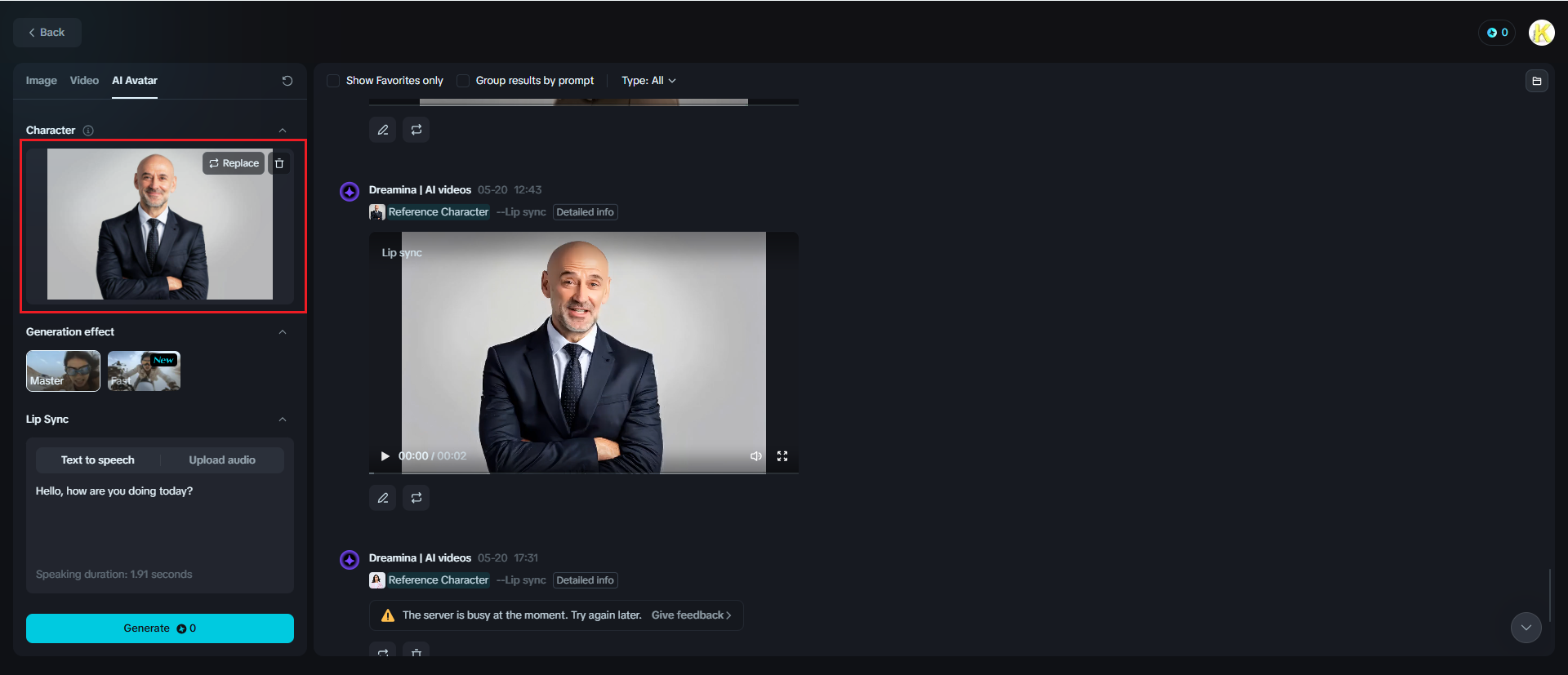avatar talking ai free