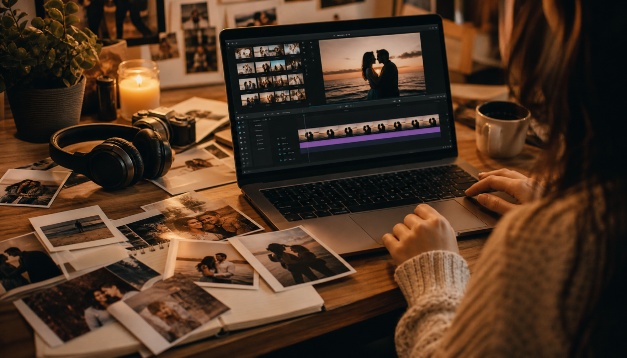 Couple’s Photo-to-Video Montage Editing Guide for Romantic Short-Form Content