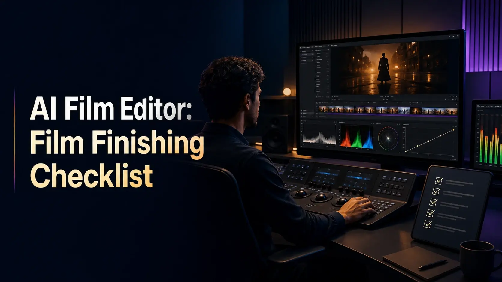 Editorial cover for AI Film Editor: Film Finishing Checklist