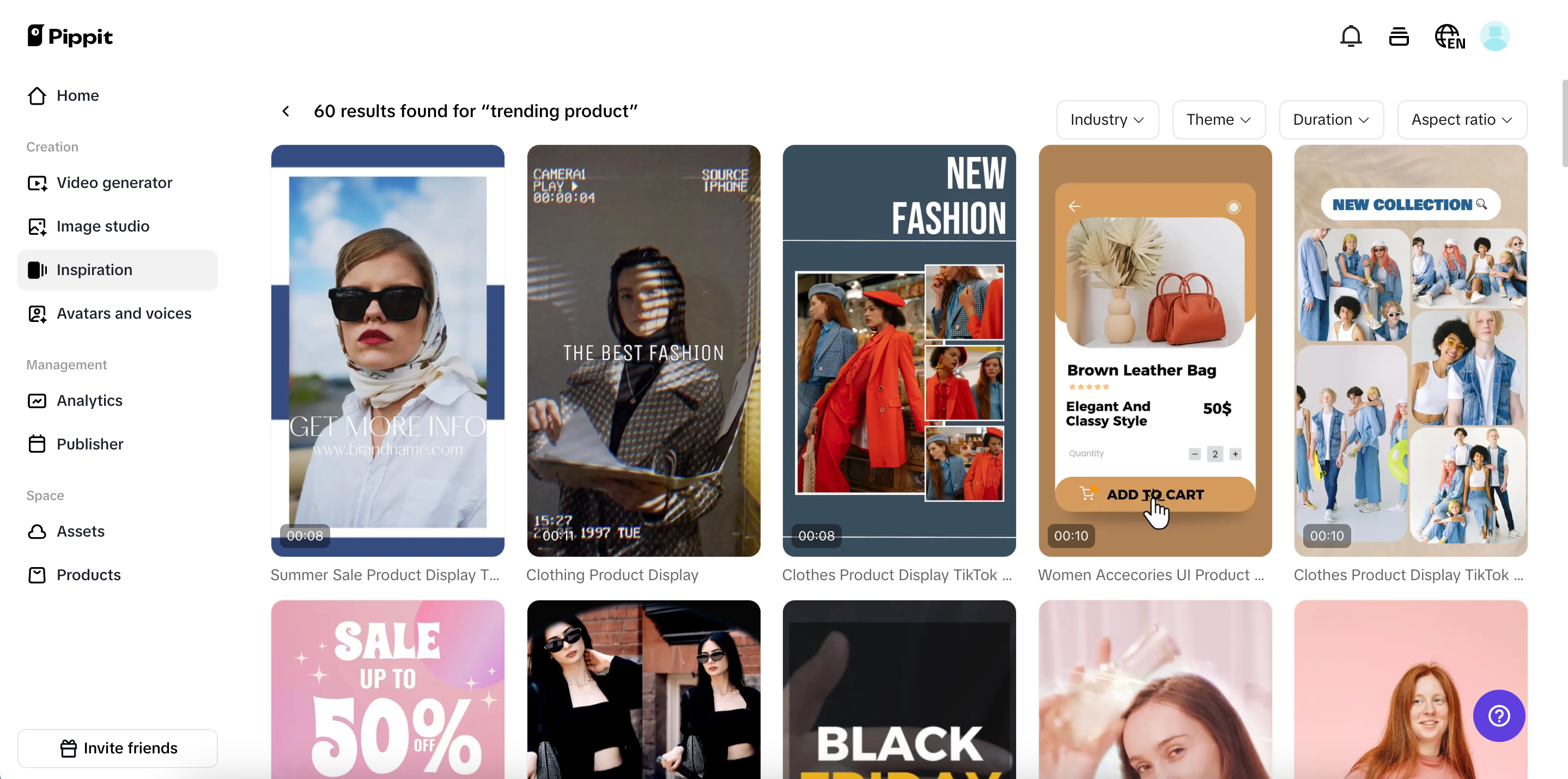 Customizable templates