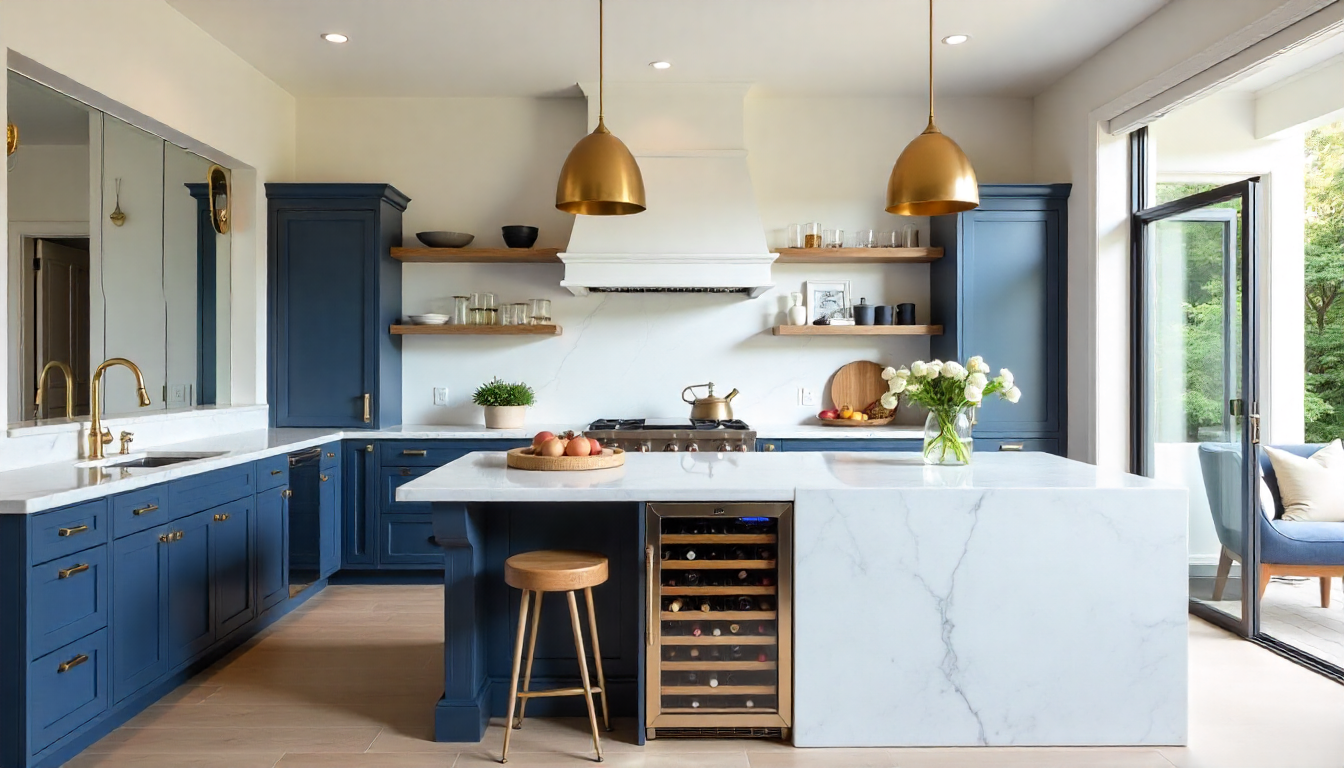 Luxury marble kitchen design