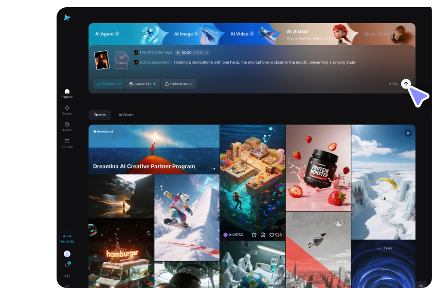 Create your audio in Suno AI and upload
