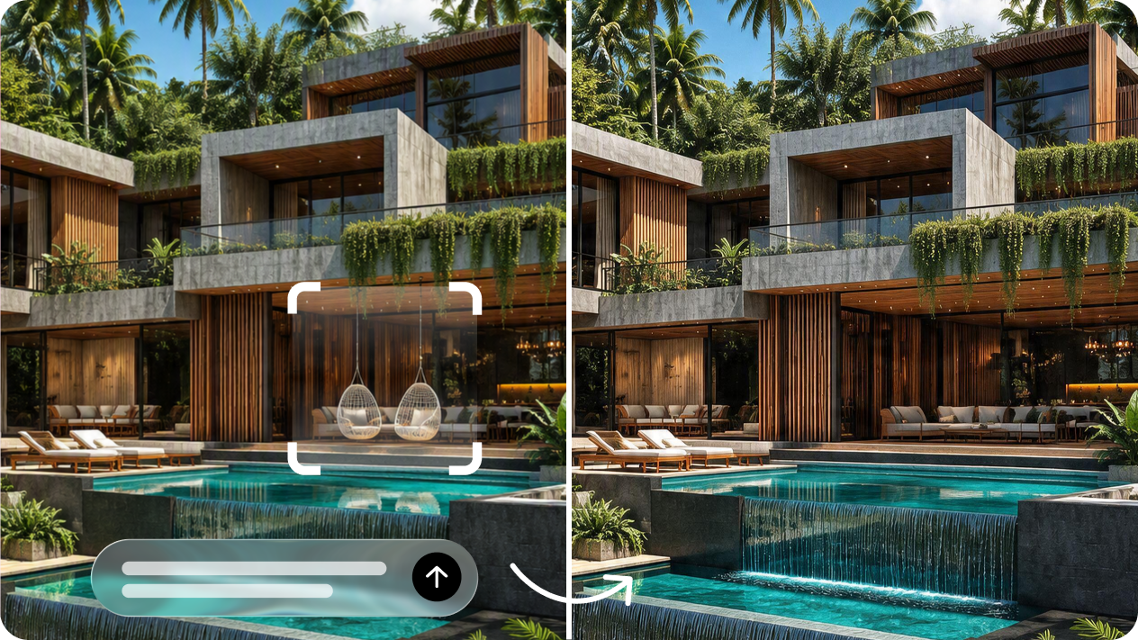 Refine architecture videos with precise editing