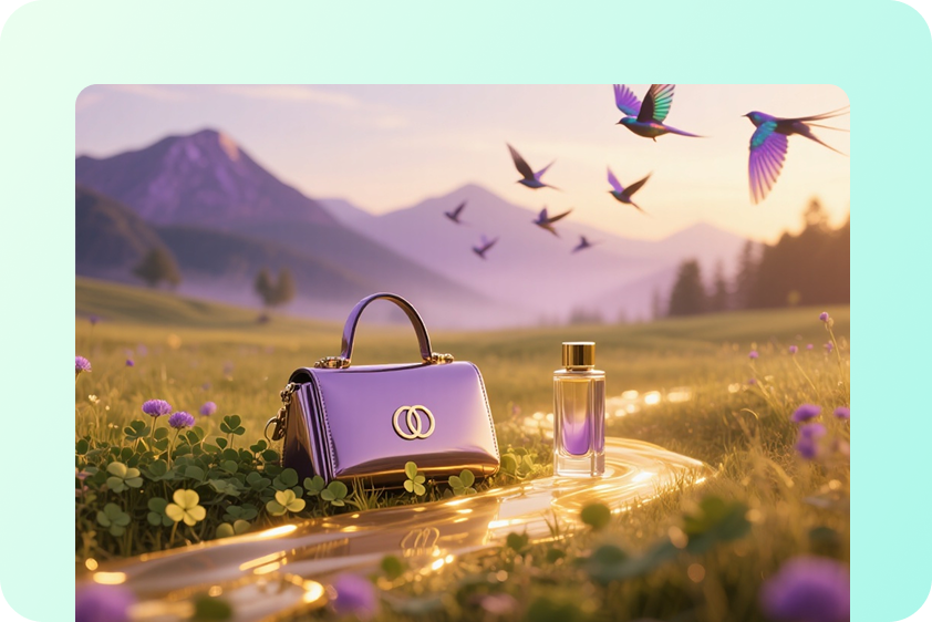 Броские эстетические визуальные материалы для маркетинга и брендинга