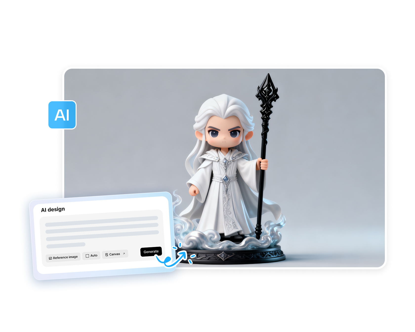 Бесплатный онлайн-генератор фигурок на базе ИИ